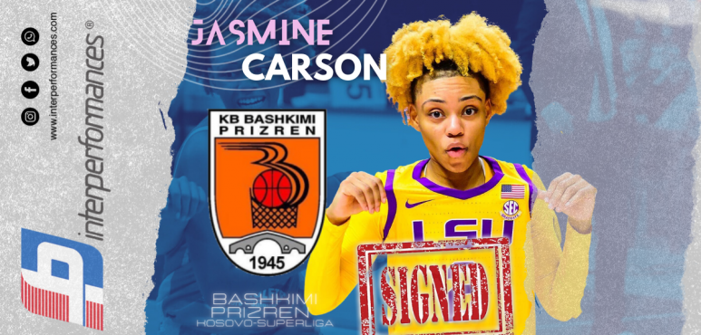 NCAA Champion Jasmine Carson Makes an Impact in Her Debut for Bashkimi Prizren