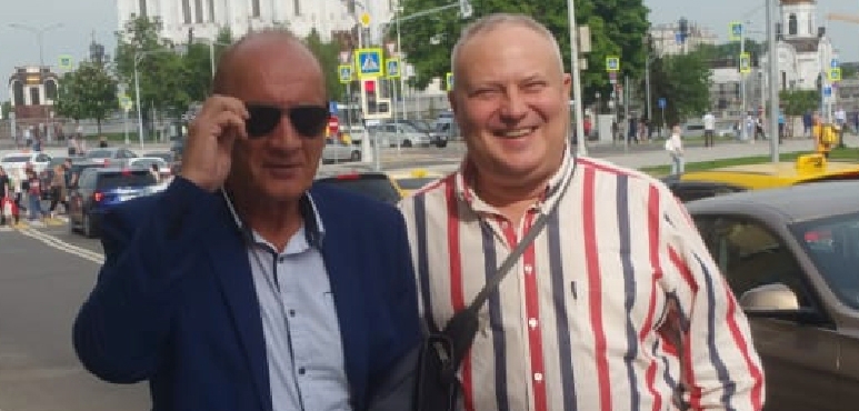 Luciano Capicchioni in Moscow with Vadim Kouznetsov