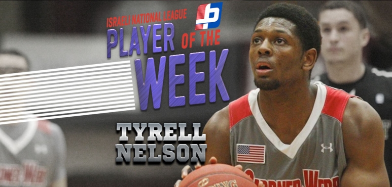 Israeli National League round 10 best performance: Tyrell Nelson