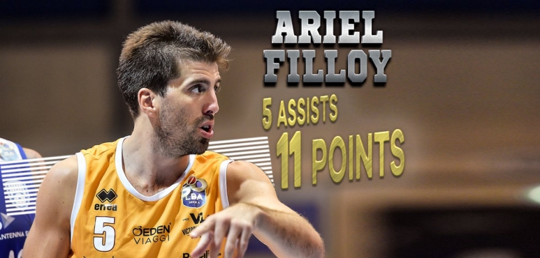 Filloy helps Pesaro to win over Venezia