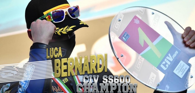 Luca Bernardi is the CIV SS600  2020 Champion