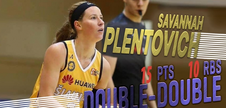 Double-double for Savannah Plentovich