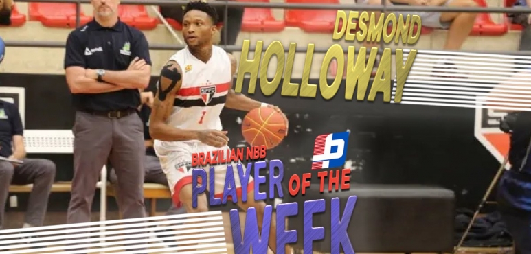  Desmond Holloway claims Brazilian NBB weekly honour