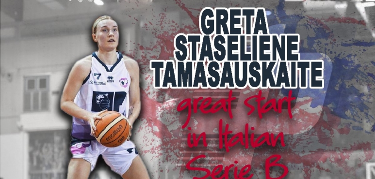 Great start for Greta Staseliene-Tamasauskaite in Italy
