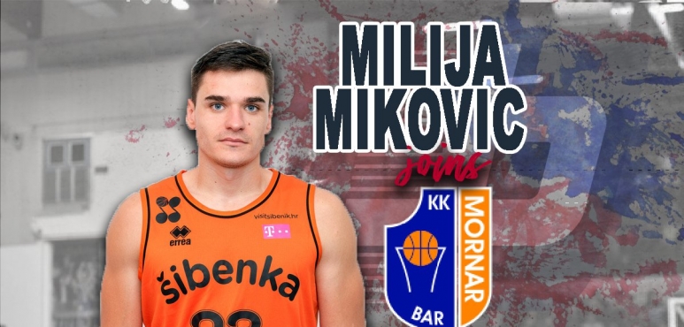  Milija Mikovic back with Mornar Bar