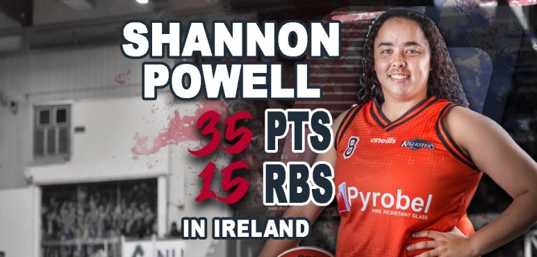 Shannon Powell's 35 points in Ireland