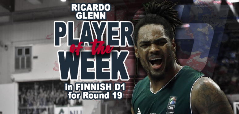 Glenn Player of the Week in Finnish 1st Division