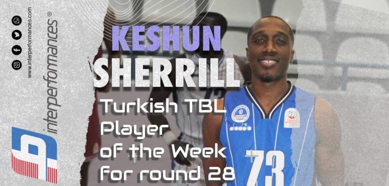 Sherrill's 28 points and 8 rebounds give him TBL Player of the Week award