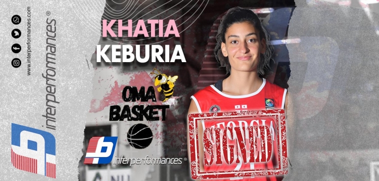 Keburia Katia joins Interperformances and OMA Basket Trieste