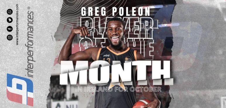 Greg Poleon named Player of the Month in Ireland