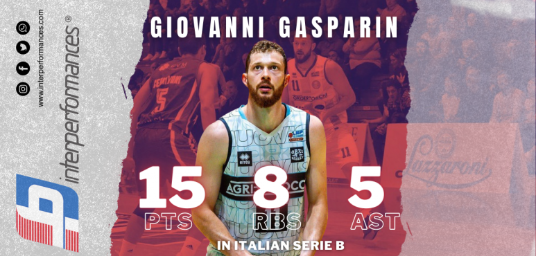 Giovanni Gasparin Leads Orzinuovi to Victory with 15 Points