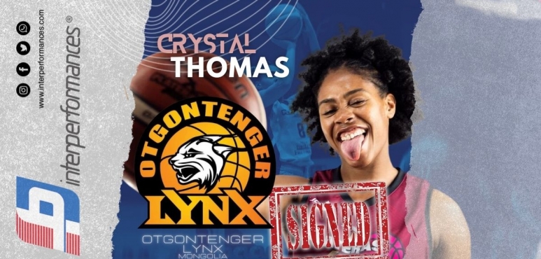 Crystal Thomas signs with Otgontenger Lynx in Mongolia