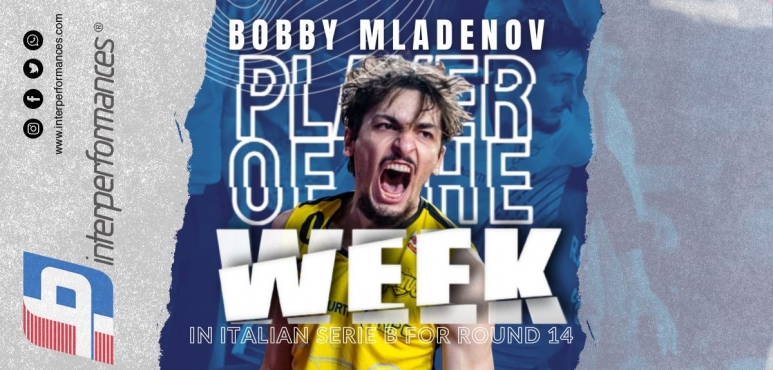 Mladenov's double-double name him Player of the week for Italian Serie B