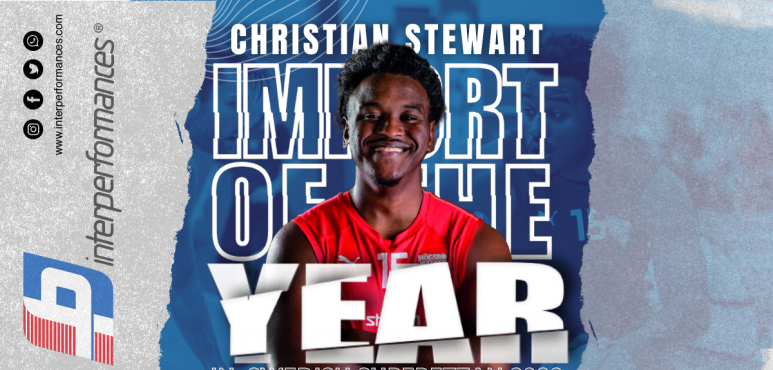 Christian Stewart Shines as Import Player of the Year in Sweden