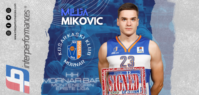 Milija Mikovic Extends Contract with KK Mornar-Barsko Zlato Bar
