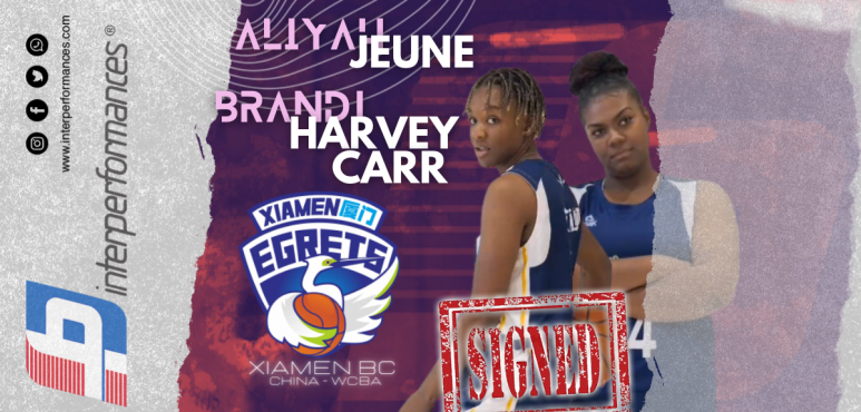 Jeune and Harvey-Carr: New Signings for Xiamen in China WCBA