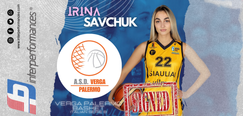Savchuk Shines in Debut Game with Verga Palermo Basket