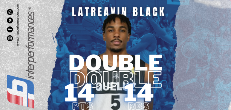 Latreavin Black's Double-Double Dominance Leads Queluz to Victory