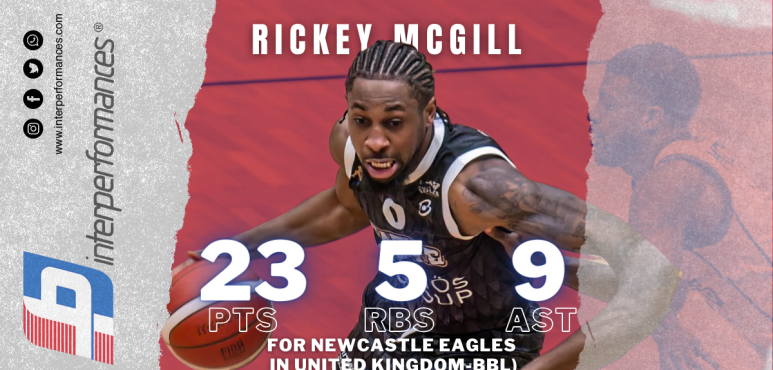 Newcastle Eagles Soar High with Rickey McGill's Stellar Performance
