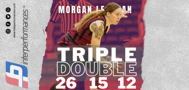 Morgan Lenahan Secures Triple-Double in Standout Performance